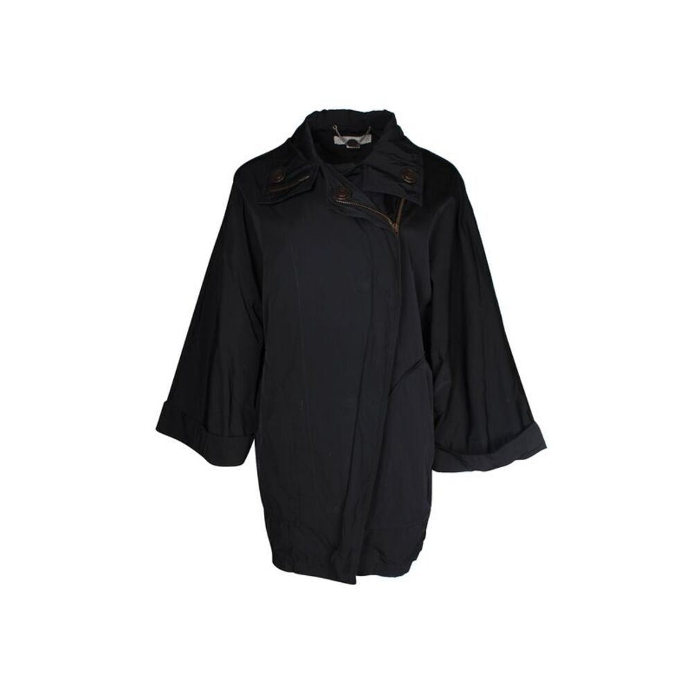 Stella McCartney Wide Sleeve Coat in Black Polyester